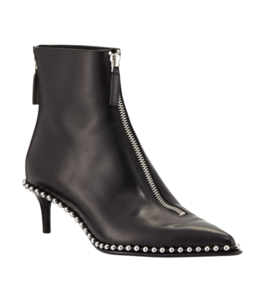 Alexander wang eri cheap studded leather ankle boots