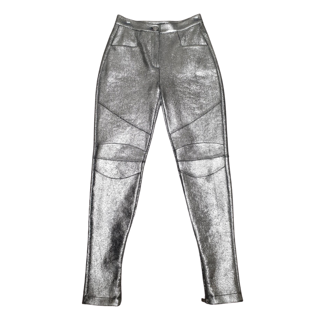 Addition Indrømme skrue Balmain Silver metallic jeans - Balmain | Rent clothes Australia | Sell &  Buy Preloved Fashion | Mills & York